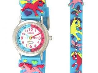 Ravel Children Girls 3D Cartoon Time Teacher Watch Pony R1513.93