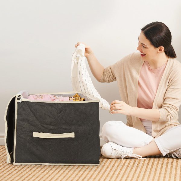 2pc Deluxe Storage Bags Black - Image 4
