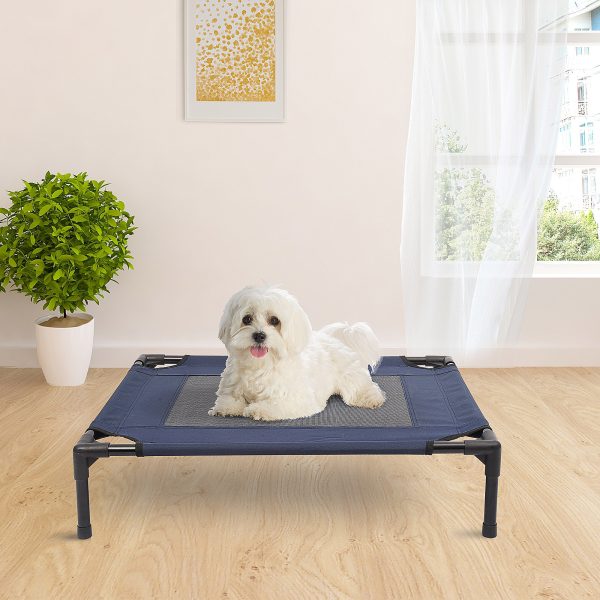 Pet Bed Raised Cot Dog Cat Elevated Puppy Hammock Camping Portable Waterproof - Image 2