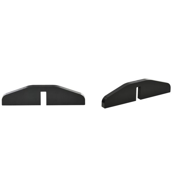 3 Panels Dog Gate w/ Support Feet Fence Safety Barrier Freestanding Wood Black - Image 8