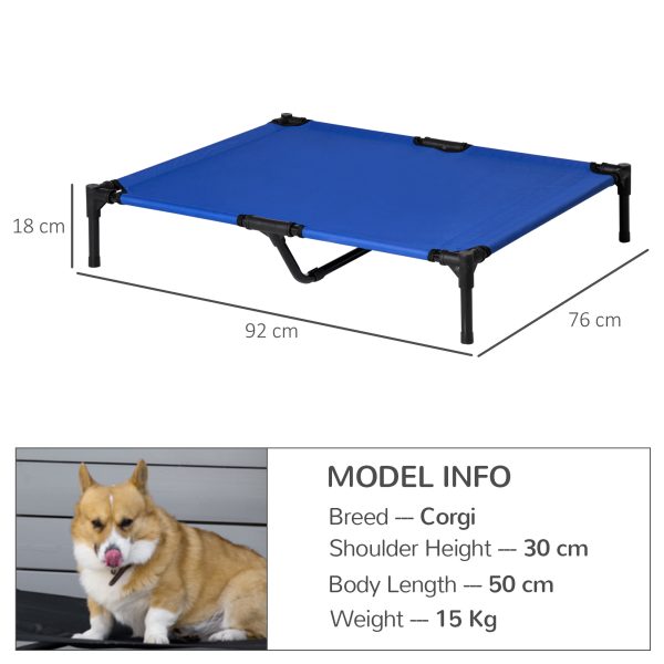 Elevated Pet Bed Cool Cot Dog Cat Portable Folding Home Camping Hammock Foldable - Image 3