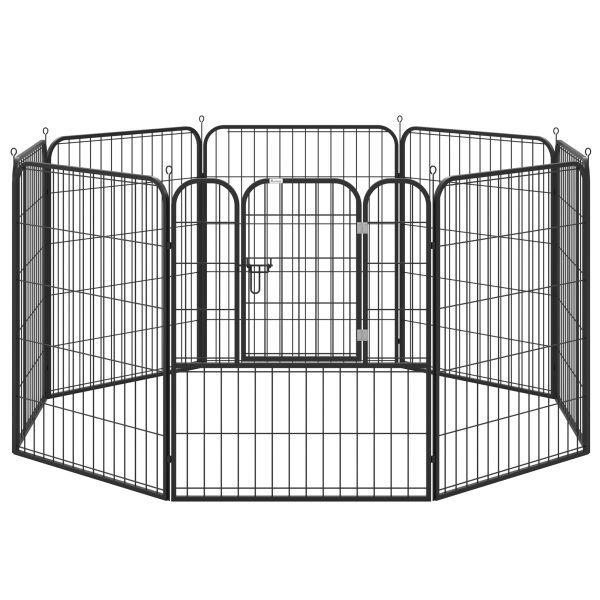 4 Sizes Pet Playpen Dog Rabbit  Puppy Cage Folding Run Fence Metal Hutch