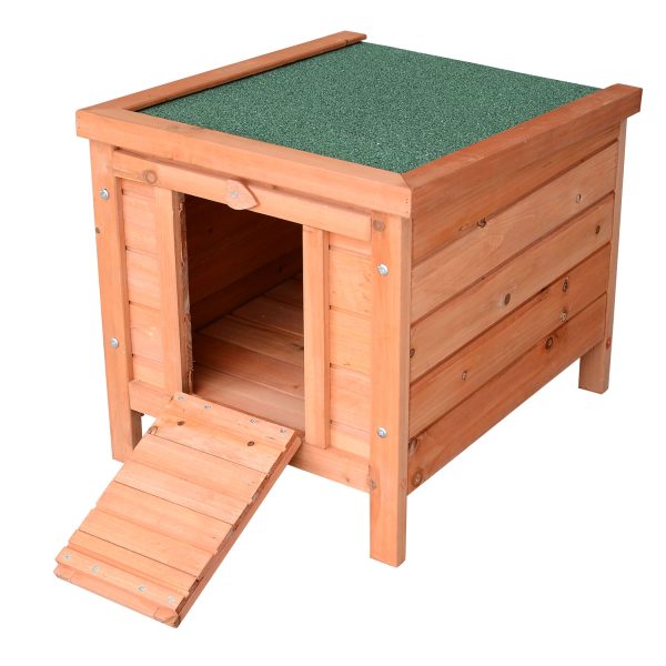 Wooden Rabbit Hutch Bunny Cage Guinea Pig House Pet Habitat Small Animals