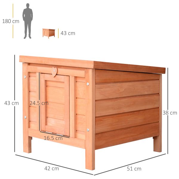 Wooden Rabbit Hutch Bunny Cage Guinea Pig House Pet Habitat Small Animals - Image 3