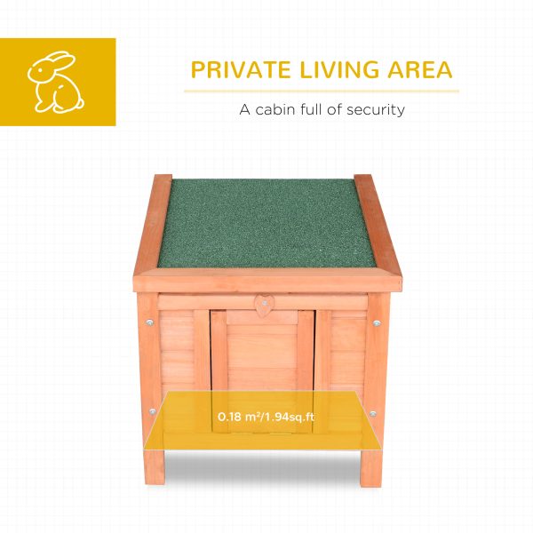 Wooden Rabbit Hutch Bunny Cage Guinea Pig House Pet Habitat Small Animals - Image 4