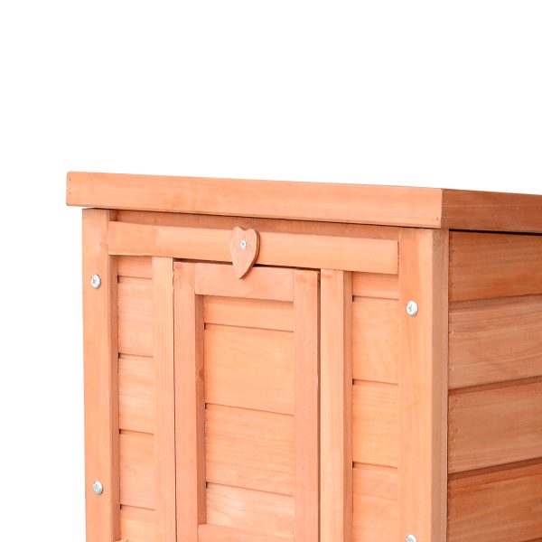 Wooden Rabbit Hutch Bunny Cage Guinea Pig House Pet Habitat Small Animals - Image 8