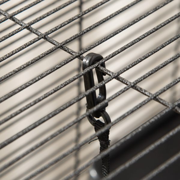 Rolling Small Animal Cage for Chinchillas Ferrets Kittens w/ Platform Ramp Tray - Image 8