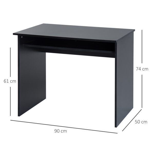 Workstation, 50Lx90Wx74H cm-Black - Image 3