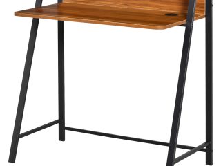 Computer Table, 84Lx45Wx85H cm-Walnut Colour