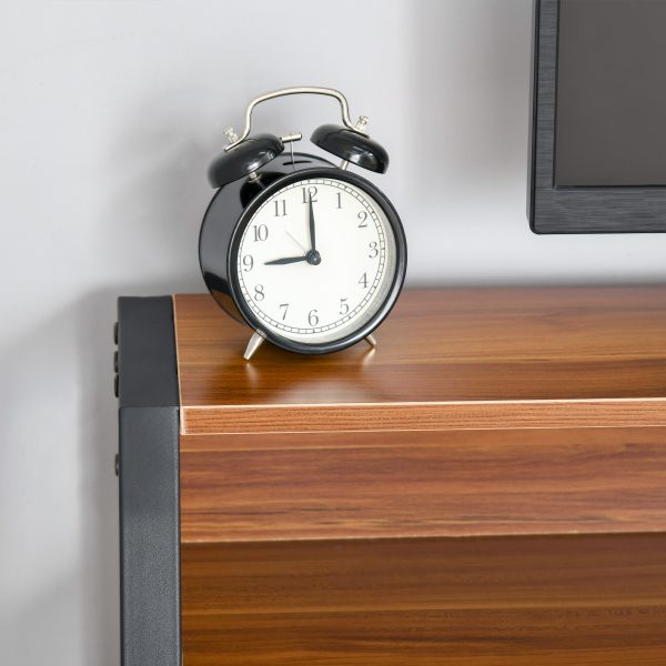 Computer Table, 84Lx45Wx85H cm-Walnut Colour - Image 7