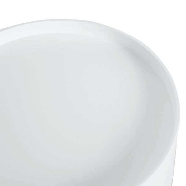 Round Coffee Table,  ?38 x 45H cm-White - Image 8