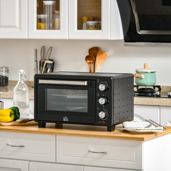 Mini Oven, 21L Grill, Toaster Timer, Baking Tray and Wire Rack, 1400W - Image 2