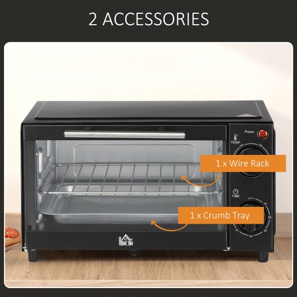 Mini Oven, 9L Countertop Electric Grill, Toaster Oven  750W - Image 6