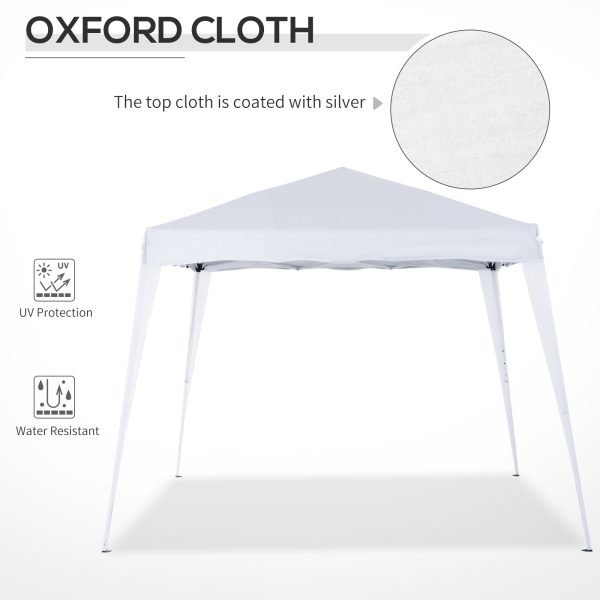 Outsunny Pop-Up  Tent,  3Lx3Wx2.4H m-White - Image 5