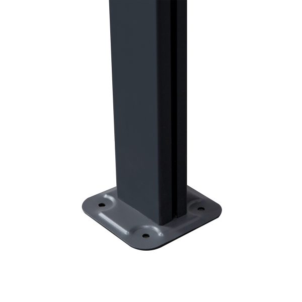 Outdoor Patio Gazebo Pergola, Aluminum Post, 4.35x3m Mounted on the Wall Roof - Image 7