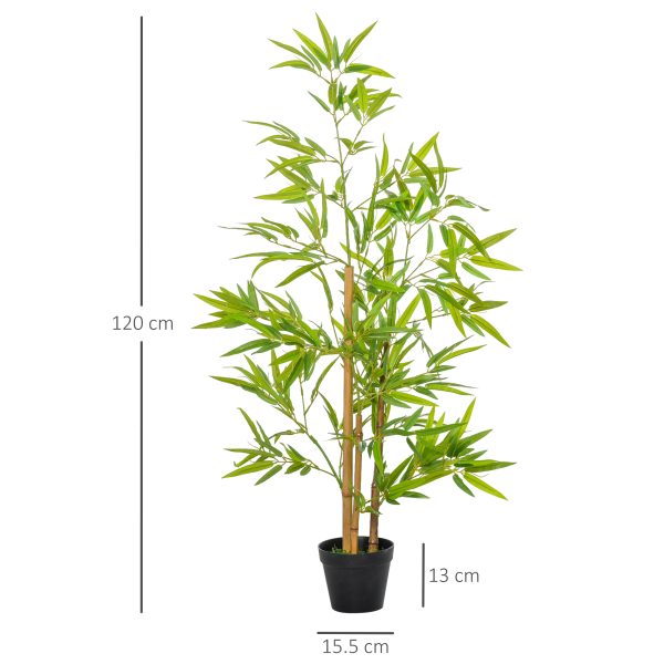 2 Artificial Bamboo Trees Decorative Plant Indoor/Outdoor 120cm - Image 3