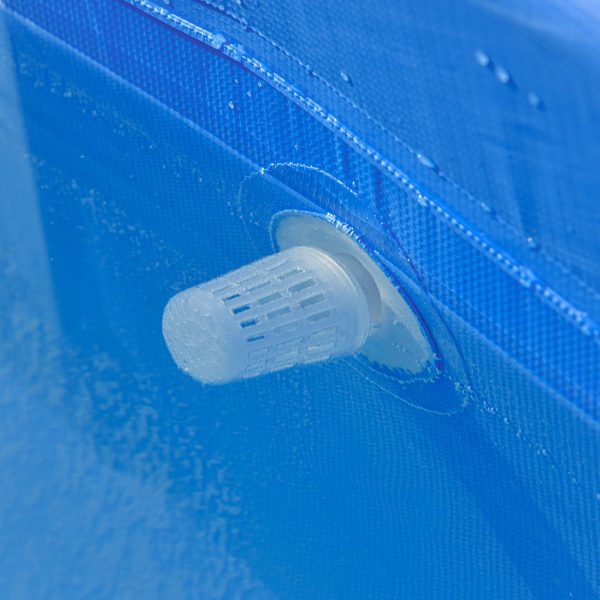 Steel Frame Pool & Filter Pump & Cartridge Rust Resistant 315 x 225 x 75cm Blue - Image 8