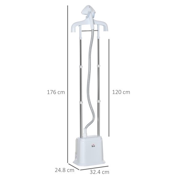 Upright Garment Clothes Steamer, 45s Fast Heat-up, 1.7L Tank White w/ - Image 3