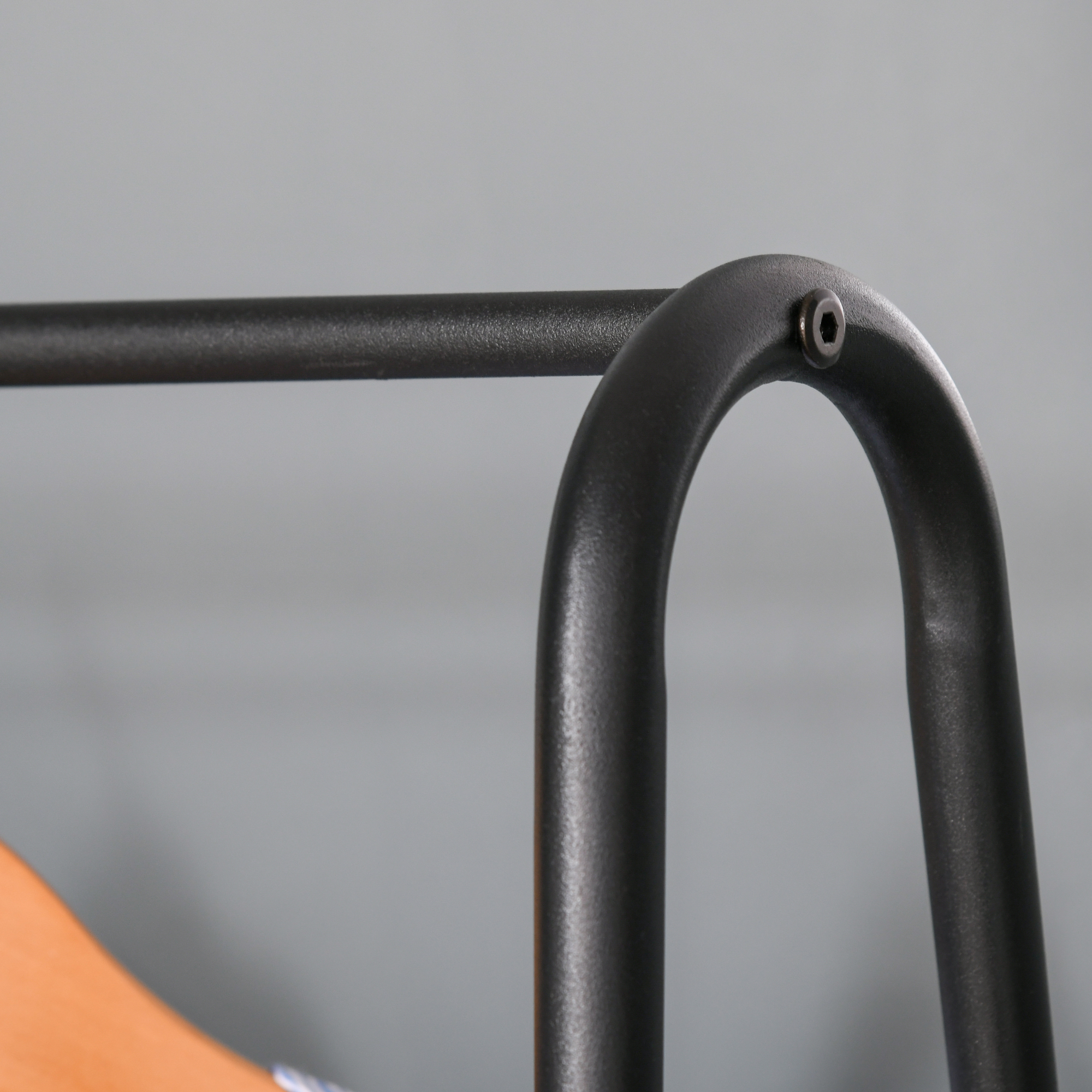 Clothes Rack, 2-Tier, A Shaped, Steel-Black - Image 8