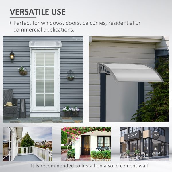 Door Canopy Awning Outdoor Window Rain Clear - Image 6