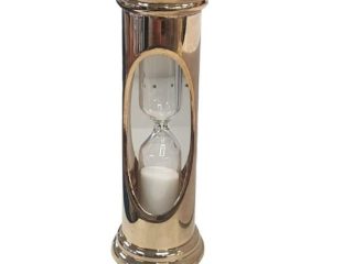 Miniature Clock Gold Plated Mini Sand Timer Solid Brass IMP803G