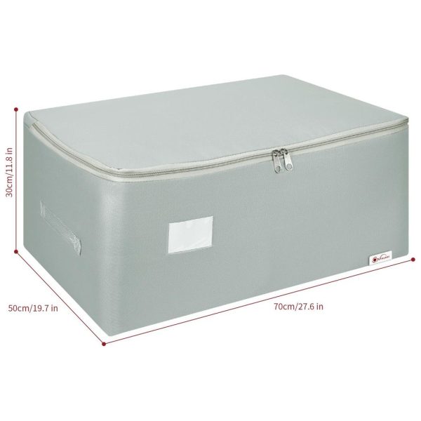 VINSANI 3PK STORAGE BAGS LARGE L GREY 1010294 - Image 4
