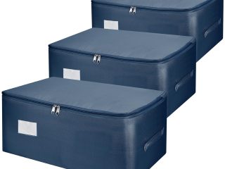 VINSANI 3PK STORAGE BAGS MEDIUM BLUE 1010293