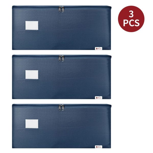 VINSANI 3PK STORAGE BAGS MEDIUM BLUE 1010293 - Image 6