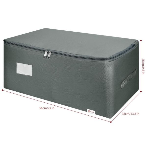 VINSANI 3PK STORAGE BAGS MEDIUM DGREY 1010291 - Image 7