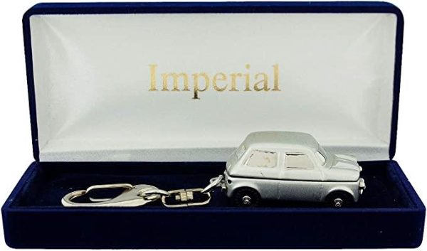Imperial Key Chain Clock Mini Car Silver IMP732- CLEARANCE UNBOXED NEEDS RE-BATTERY - Image 2