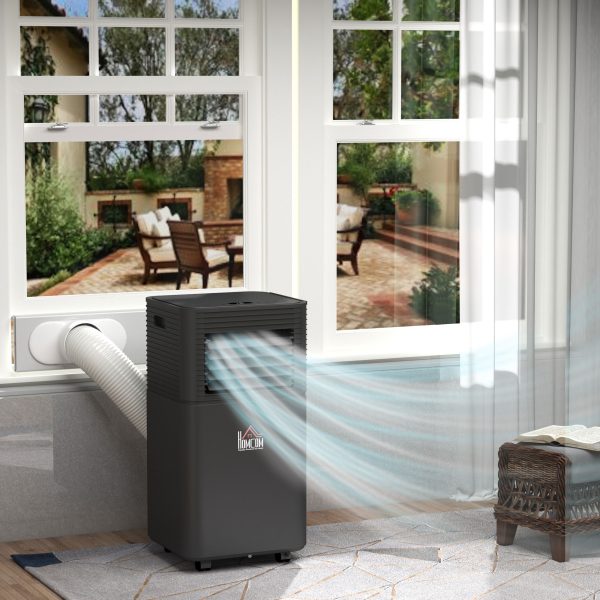 8000 BTU Portable Air Conditioner 4 Modes LED Display Timer Home Office HOMCOM - Image 2
