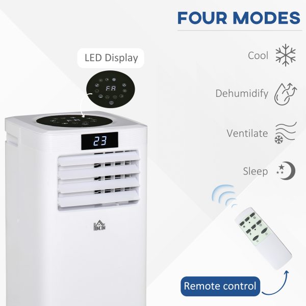 10000 BTU Air Conditioner Portable AC Unit with Remote, for Bedroom HOMCOM - Image 5