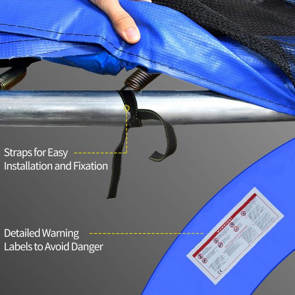 8FT Trampoline Pad PVC Replacement Safety Surround Spring Cover Padding - Image 6