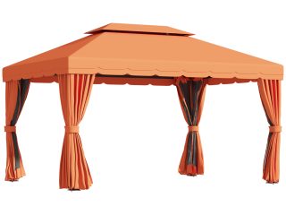 3m x 3.6m Aluminium Gazebo Canopy Patio Marquee Party Tent Outdoor