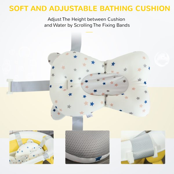 Foldable Baby Bath Tub Ergonomic with Temperature-Induced Water Plug - Image 6