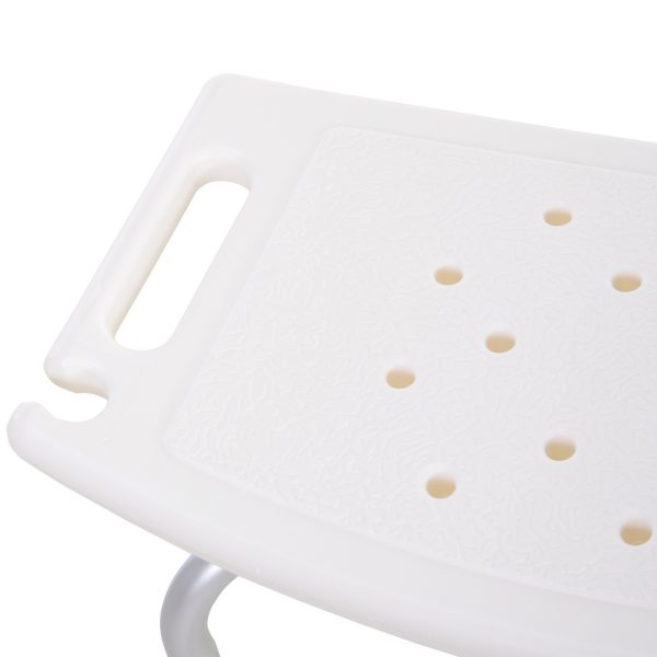 Mobility Shower and Bath Stool Bench with Non-Slip Aluminum Frame HOMCOM - Image 8
