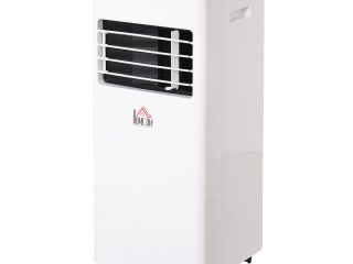 Mobile Air Conditioner White W/ Remote Control Cooling Ventilating 765W HOMCOM