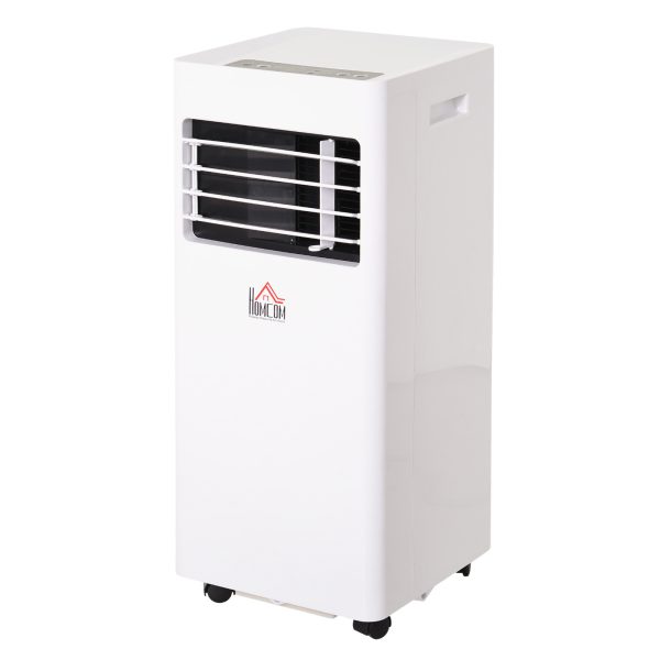 Mobile Air Conditioner White W/ Remote Control Cooling Ventilating 765W HOMCOM
