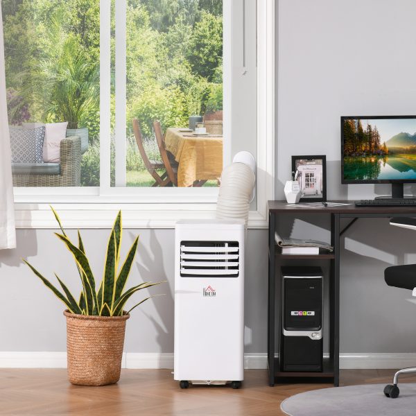 Mobile Air Conditioner White W/ Remote Control Cooling Ventilating 765W HOMCOM - Image 2