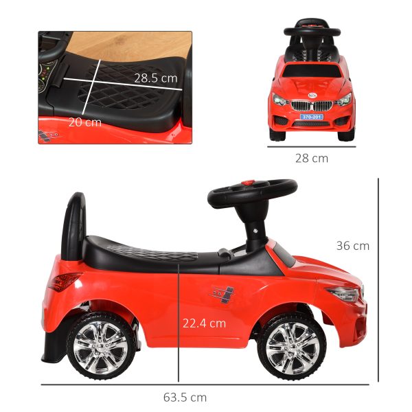 Ride on Car Baby Toddler Walker Foot to Floor Sliding Car Slider Red - Image 3