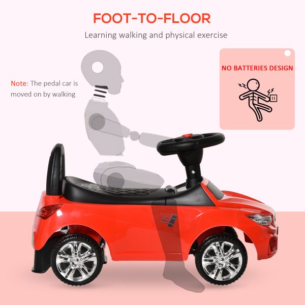 Ride on Car Baby Toddler Walker Foot to Floor Sliding Car Slider Red - Image 6