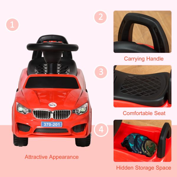 Ride on Car Baby Toddler Walker Foot to Floor Sliding Car Slider Red - Image 7