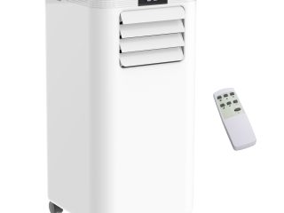 8000BTU Portable Air Conditioner 4 Modes LED Display Timer Home Office HOMCOM