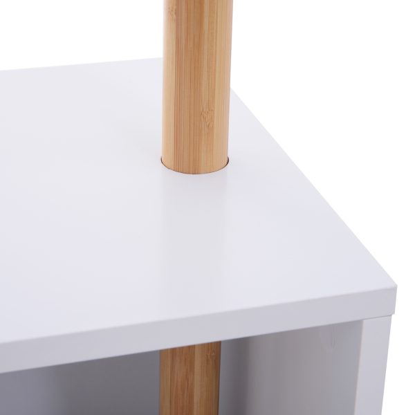 Coat Rack Storage Bench Hallway Tree Hat Hanger Entryway Bedroom Stand - Image 7