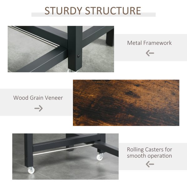 Drop Leaf Kitchen Foldable Table Folding Table Foldable for Dining Room - Image 6