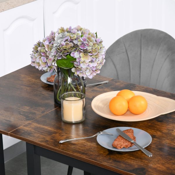 Drop Leaf Kitchen Foldable Table Folding Table Foldable for Dining Room - Image 7