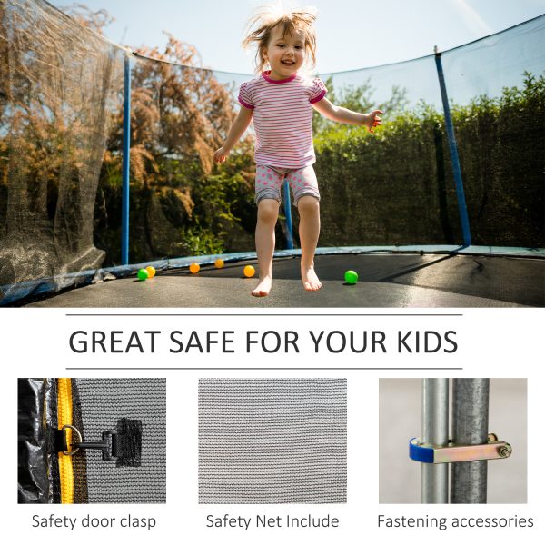 13FT Trampoline Replacement Spare Net Safety Enclosure Net Surround Net - Image 5