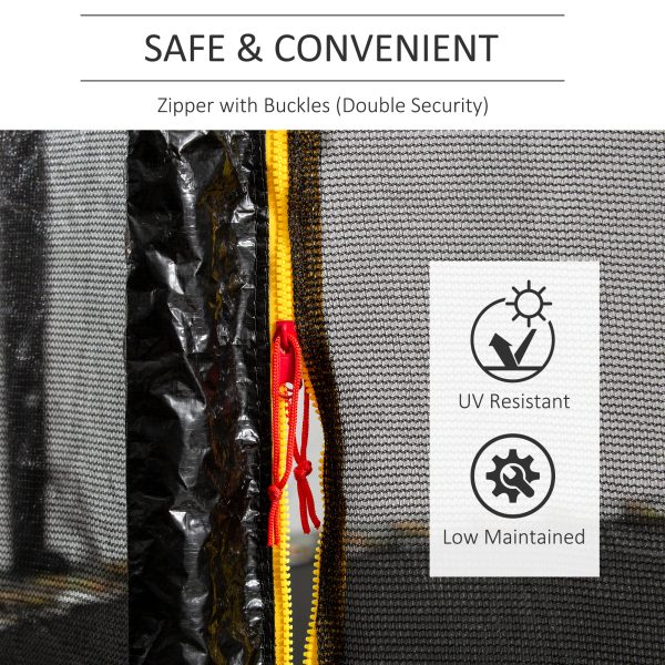 13FT Trampoline Replacement Spare Net Safety Enclosure Net Surround Net - Image 6