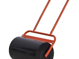Combination Push/Tow Lawn Roller Filled w/ 38L Sand or Water Garden Outsunny