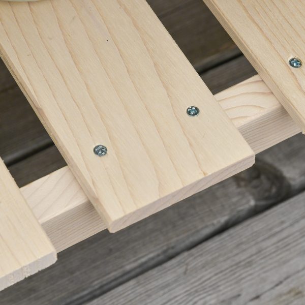 Garden Potting Bench Workstation Table w/ Sliding Tabletop & Dry Sink Outsunny - Image 8